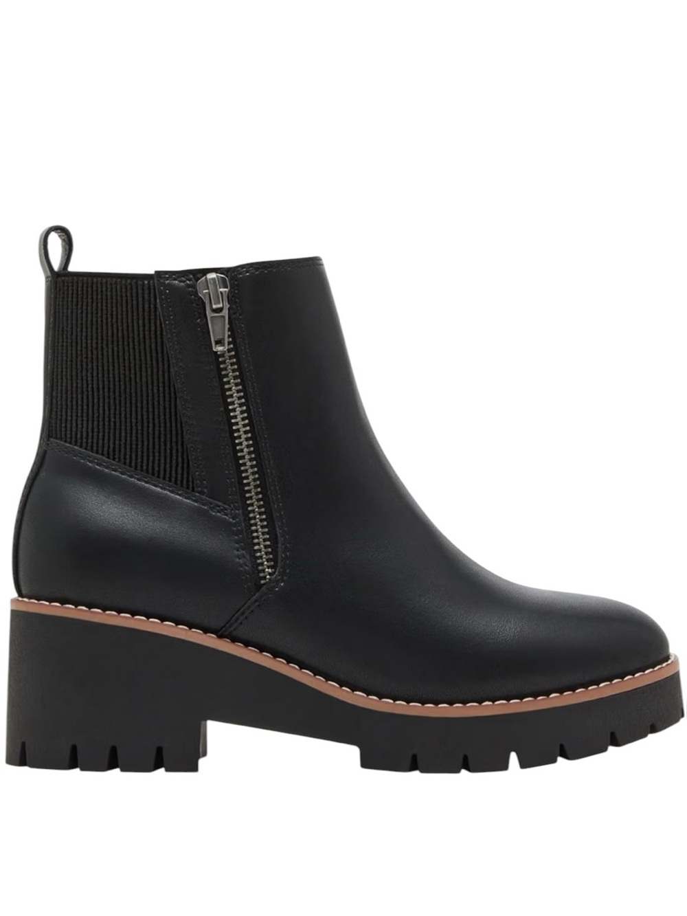 NWT Blondo Demario’s Black Leather Zip-Accent Ankle Bootie retail $159 - Picture 6 of 9